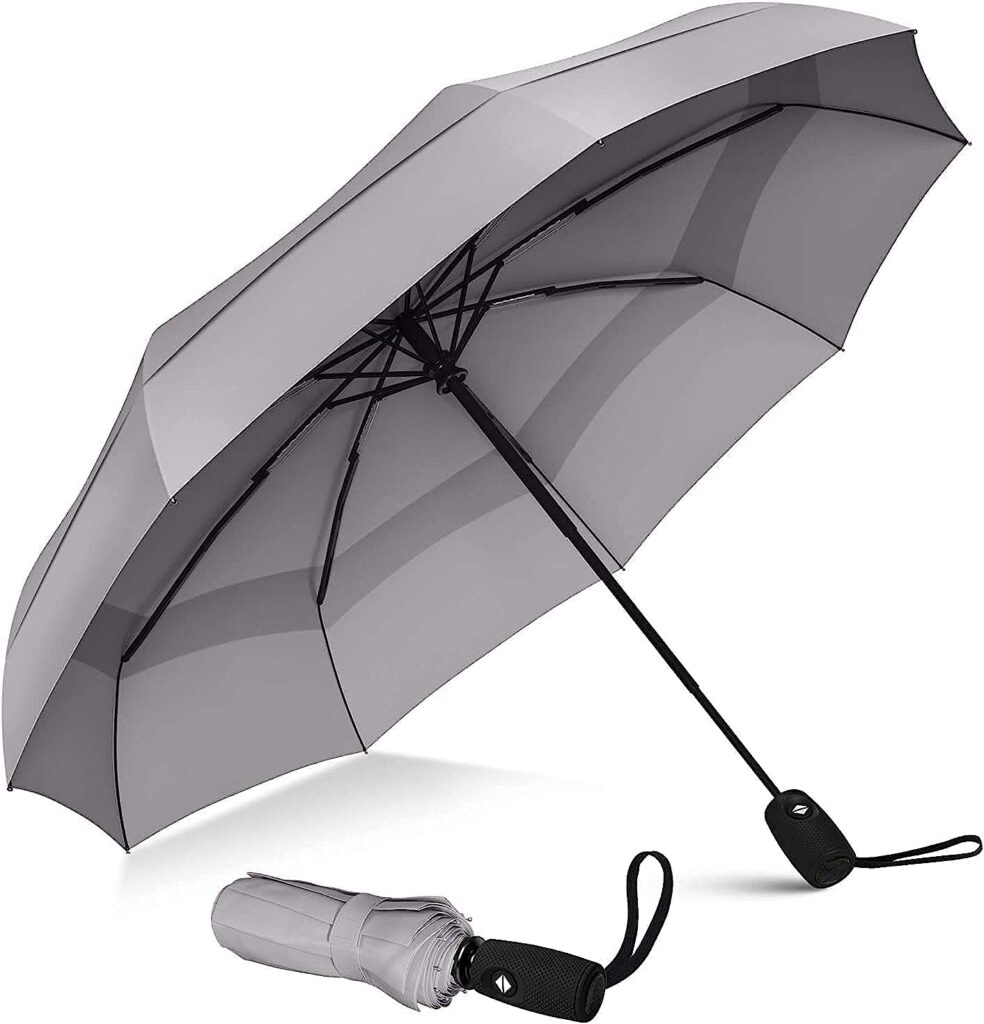 Perfect Companion for Rainy Days-Zemic Portable Travel Umbrella