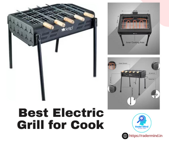 KRISP Premium Electric Barbecue Black Electric Grill