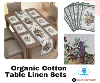 Organic Cotton Table Linen Sets