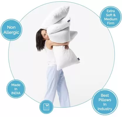 Microfibre Solid Sleeping Pillow