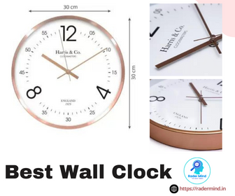 Harris & Co. Clockmasters Analog 30 cm X 30 cm Wall Clock