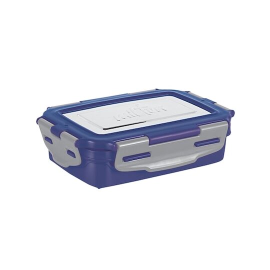 Deluxe Dark Blue Stainless Steel Container 400 ml & Small Tiffin Box