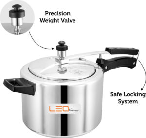 Leo Natura's 5L Inner Lid Induction Bottom Pressure Cooker