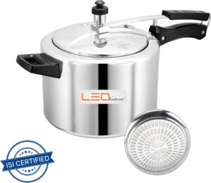 Leo Natura's 5L Inner Lid Induction Bottom Pressure Cooker