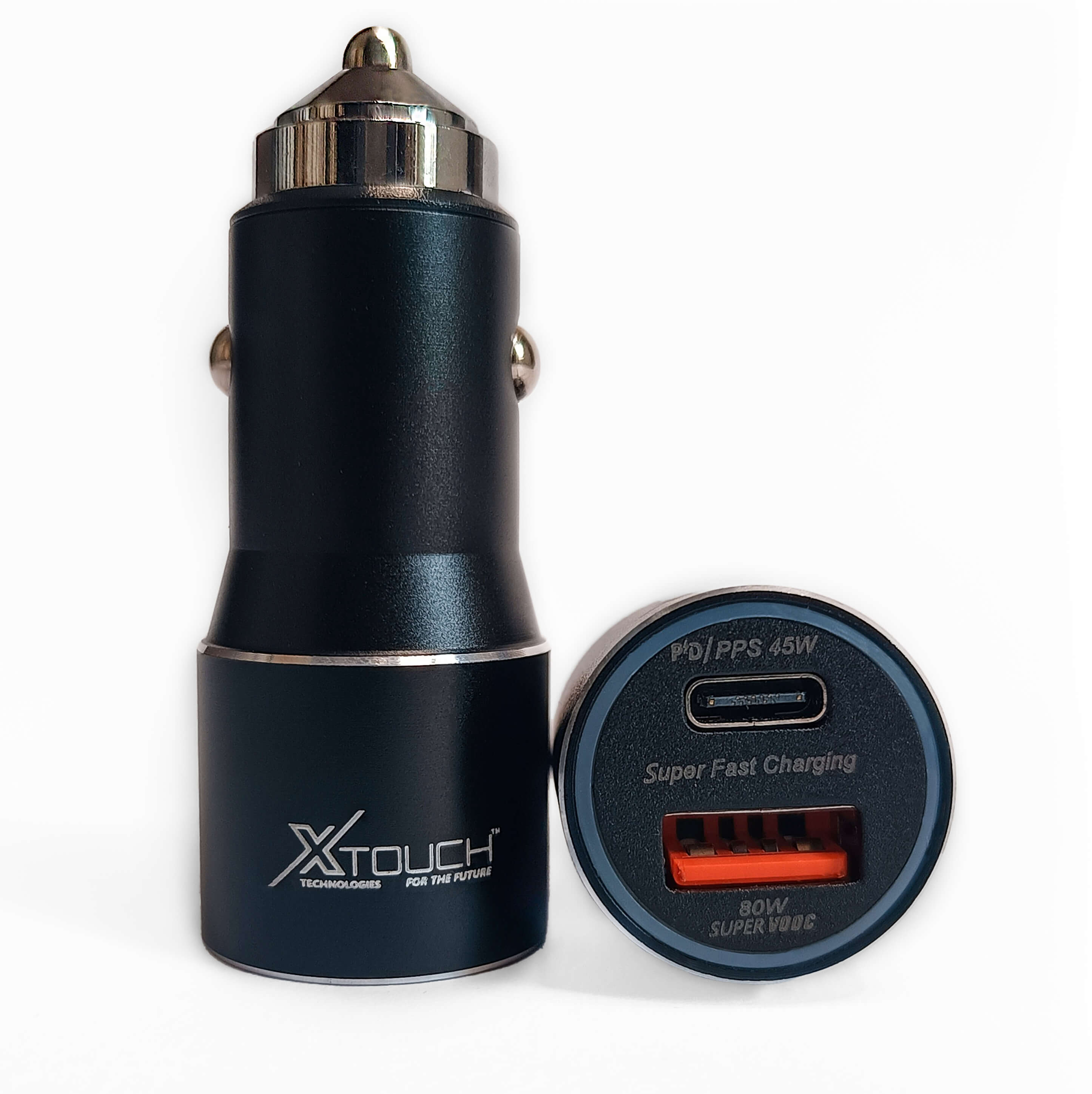 XTOUCH 125W Qualcomm 3.0 Turbo Car Charger (Black)