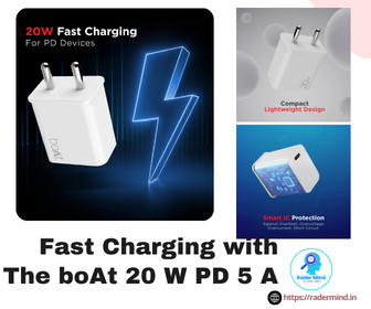 Fast Charging with the boAt 20 W PD 5 A