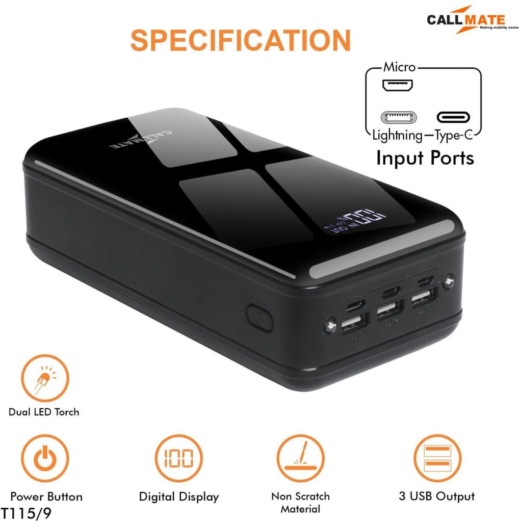 Callmate 65000 mAh 15W Power Bank