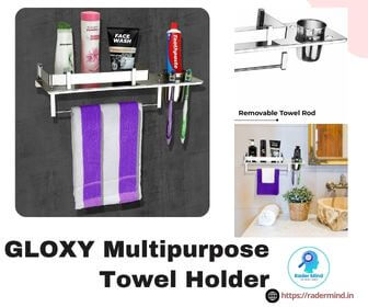 GLOXY Multipurpose Towel Holder