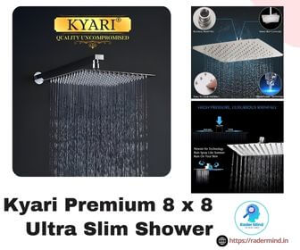 Kyari Premium 8 x 8 Ultra Slim Shower (1)