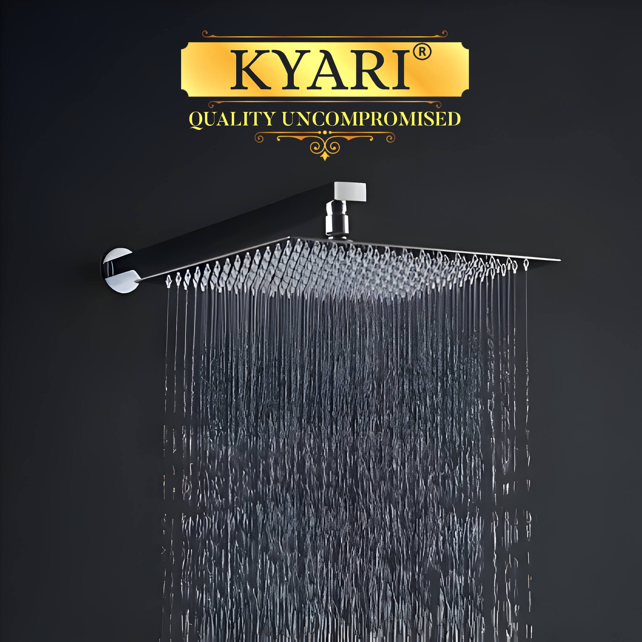 Kyari Premium 8 x 8 Ultra Slim Shower